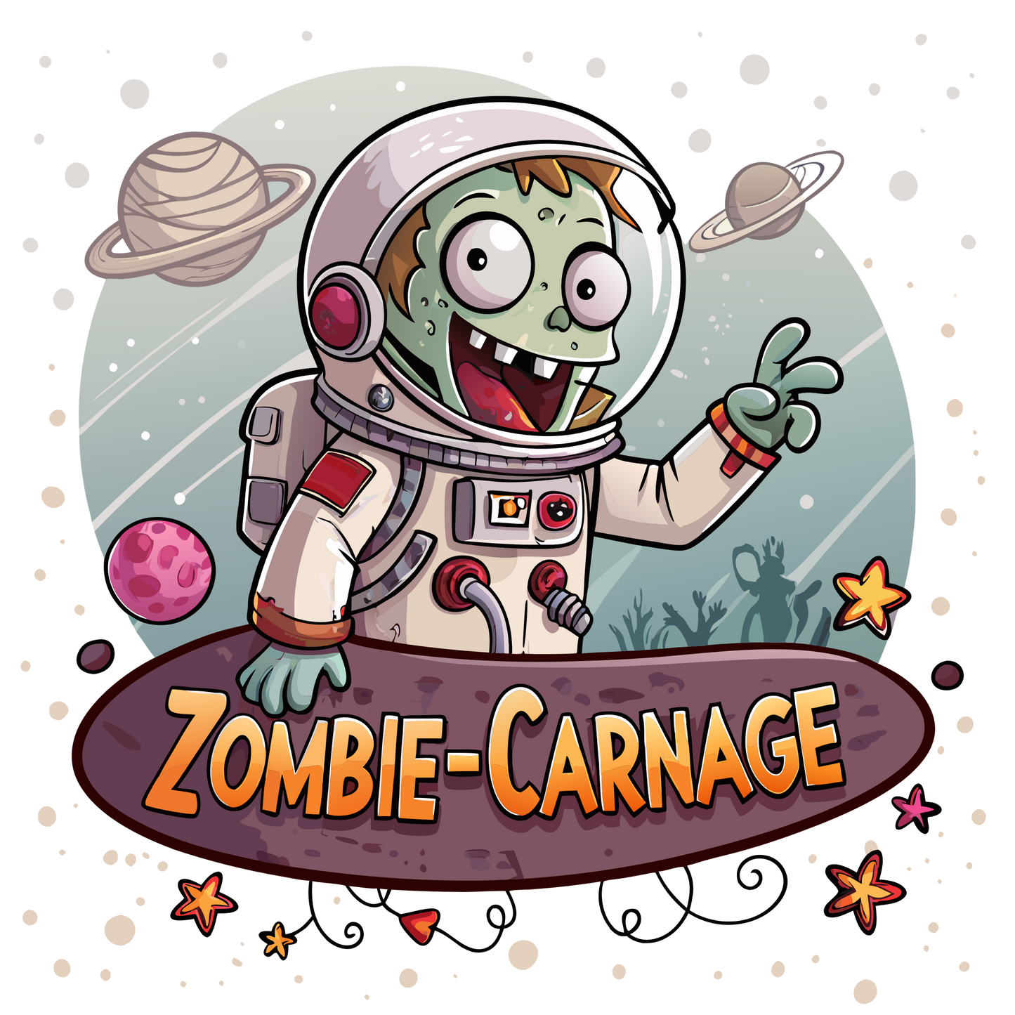 Hoodie Enfant Astronaute Zombie-Carnage