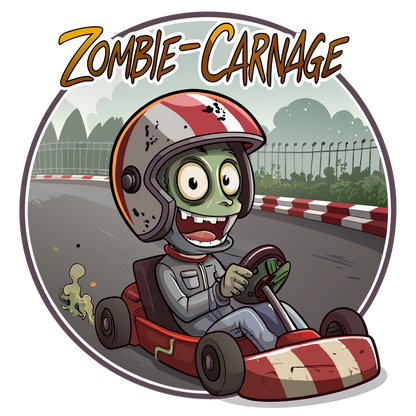 T-shirt enfant premium Karting Zombie-Carnage