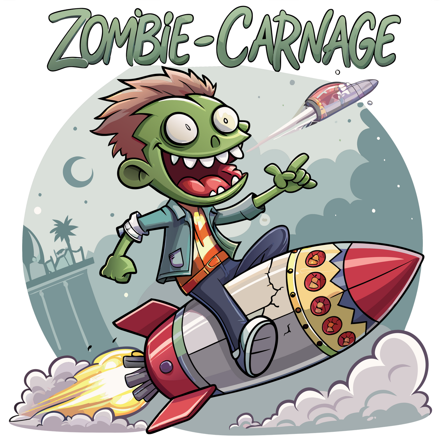 T-shirt enfant premium Fusée Zombie-Carnage