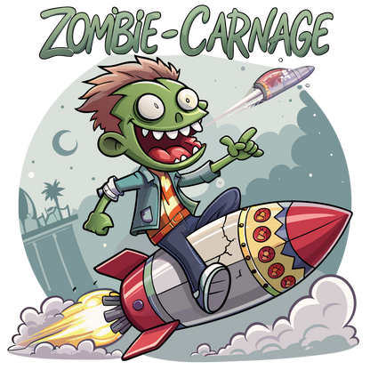 T-shirt enfant premium Fusée Zombie-Carnage